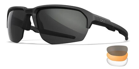 Occhiali Da Sole Wiley X P-17CGM Nero Lucido - Lenti Verdi Polarizzate