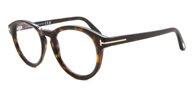 Occhiali Da Vista Donna Tom Ford FT 5712-B 052, Avana Scuro Con Filtro Blu, Lenti Trasparenti, Nuovi Con Etichette. - Foto 2